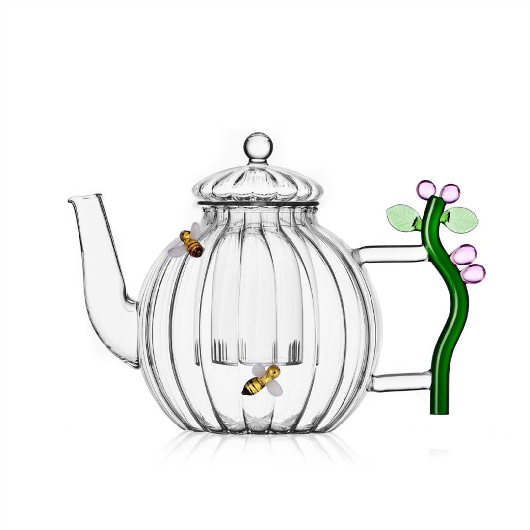 BOTANICA - TEAPOT OPTIC PINK FLOWER AND BEE 09354090