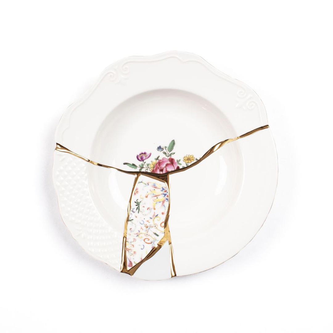 KINTSUGI SOUP PLATE 09623