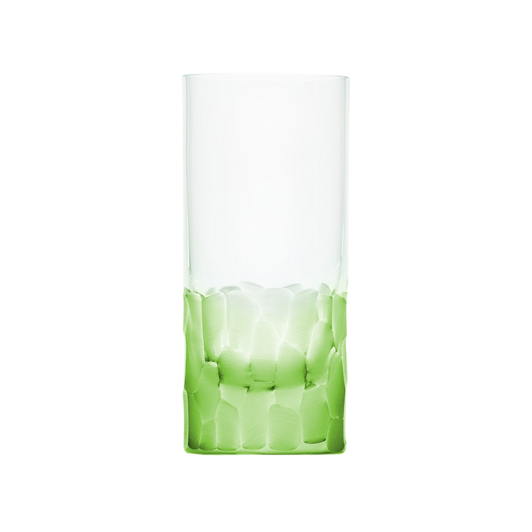 WHISKY SET PEBBLES WATER GLASS, 330 ML - OCEAN GREEN 18732-82